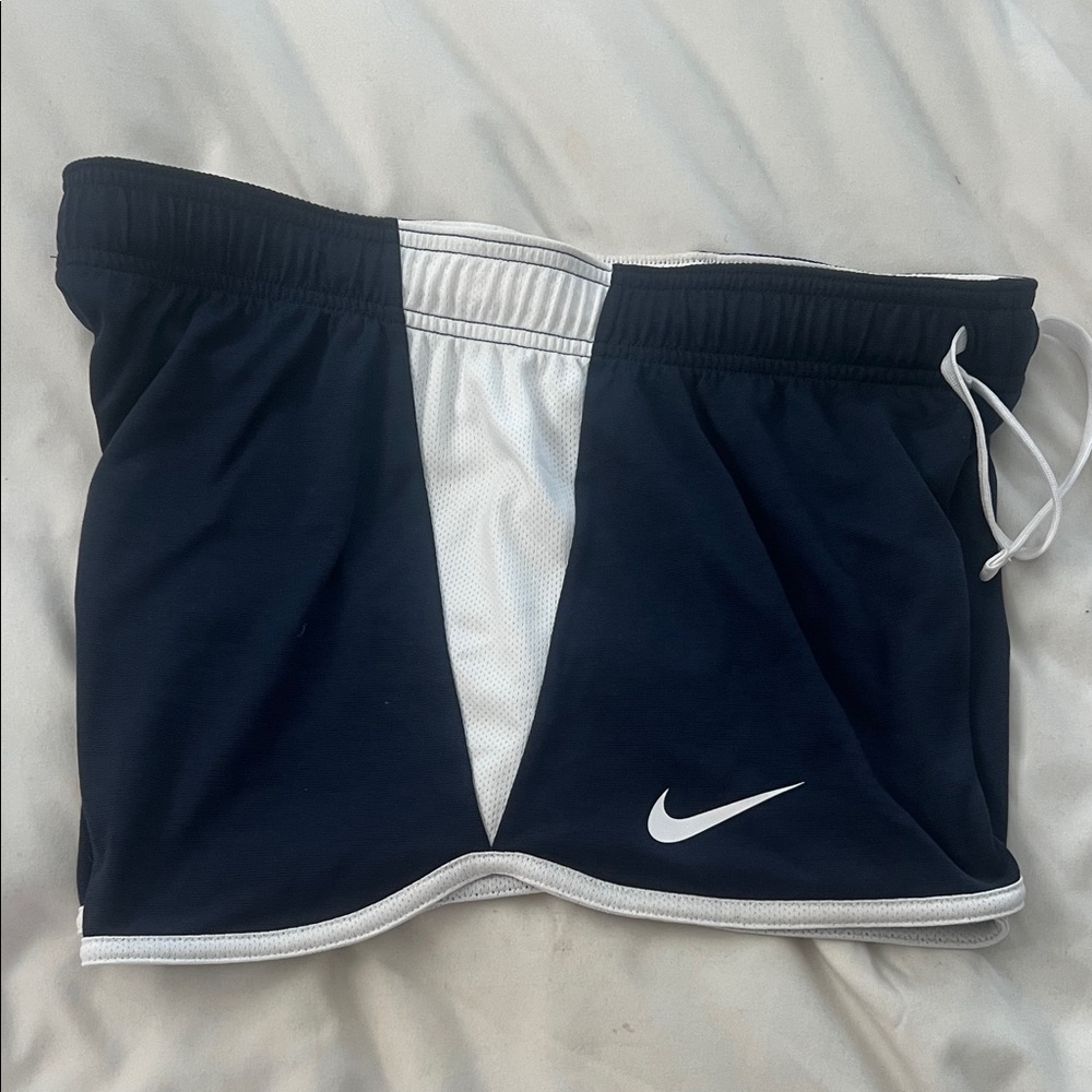 Nike Boston Red Sox Reversible Women Dark Blue/White Athletic Shorts Size MED